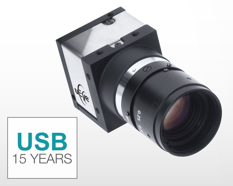 15 ans de caméras industrielles avec interface USB – grâce à IDS